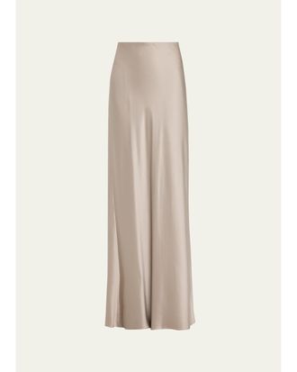 Veronica Beard Medina Maxi Slip Skirt