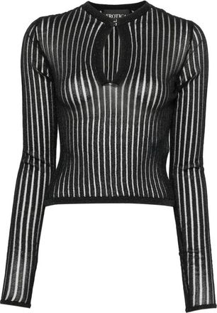 Dondup Sheer-knit Cut-out Sweater