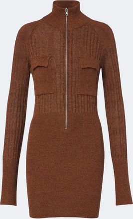 Aya Muse Eora knitted cotton and silk minidress