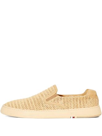 Osklen Bossanova raffia slippers - Beige