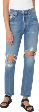 Citizens Of Humanity Charlotte High Rise Straight Jeans In Soiree