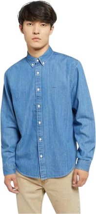Levi's Authentiek denim overhemd met knopen voor heren (Blauw)