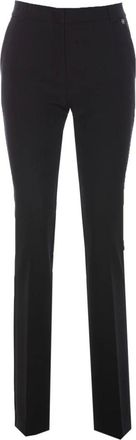 Liu Jo Broeken, Dames, Zwart, XS, Polyester, Zwarte Broek voor Vrouwen