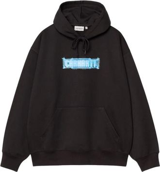 Carhartt Work in Progress Black Graphic Logo Hoodie