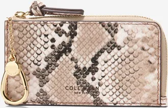 Cole Haan Womens Rachel Card Case - Beige