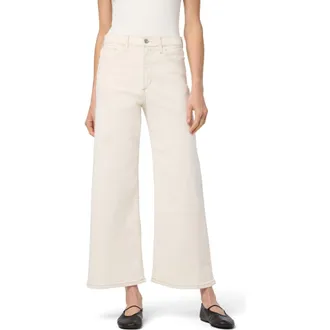 Joe's High Waist Ankle Wide Leg Jeans in Ecru at Nordstrom Rack, Size 23