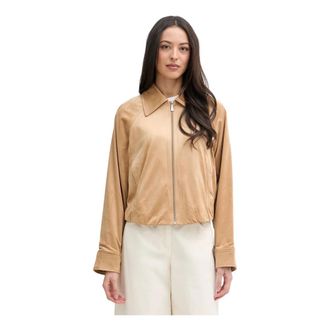 Benetton Jassen, Dames, Beige, XL, Korte Jas