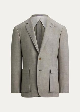 Ralph Lauren Purple Label Mens Hadley Hand-Tailored Textured Single-Breasted Sport Coat