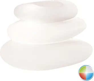 Monacis Macetero L&aacute;mpara Complemento De Decoraci&oacute;n De Resina 75x62x47 Cm Mod. Eden Pot Bright Led Multicolor Con Bater&iacute;a