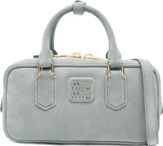 Miu Miu Top-handle Suede Satchel