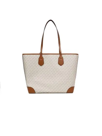 Michael Kors Monogram Canvas Tote Bag - Beige
