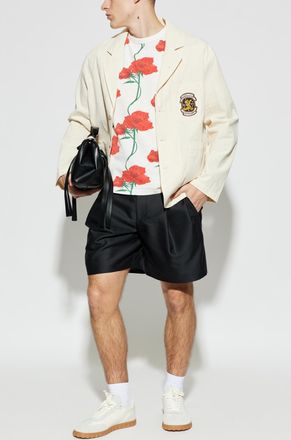 Kenzo Floral Motif T-shirt, Mens, White