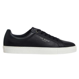 Ted Baker Heren Leren Trainers (Marine)