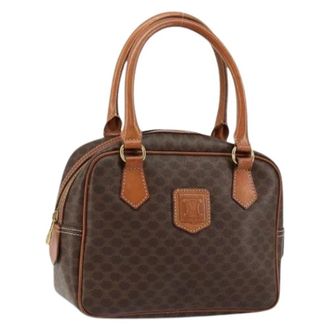 Celine Pre-owned Handbags, female, Brown, Size: ONE SIZE Pre-owned Vintage Leather Handbag