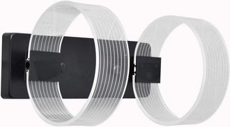 Netlighting Alicante Integrated Led Wall Lamp Black 26cm