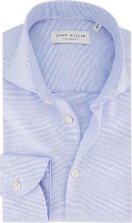 John Miller Heren, Overhemden, Blauw, Maat: M