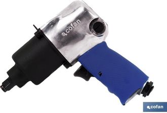 cofan Cofan - Pistola Impacto 1/2, Pistola De Impacto De 1/2 Pulgada Con Mecanismo Antivibraci&oacute;n, Elevado Par De Apriete, Y Alcanza R&aacute;pidamente La Potencia 