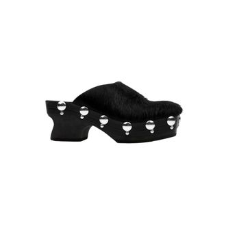 Scholl Schoenen, Dames, Zwart, 37 EU, Leer, Pescura Koa Clogs