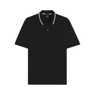 HUGO BOSS Tops, Heren, Zwart, XL, Katoen, Polo Shirts