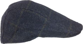 Carabou TWEED Wool Flat Cap with Quilted Inner Lining Sizes: M L XL Available in Charcoal, Navy, Olive, Brown Warm Lined FlapCap Hunting Walking Fishing Farm 
