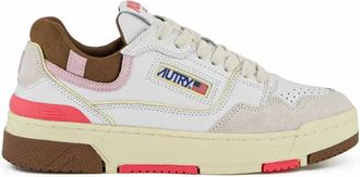 Autry Sneakers, female, Multicolor, 2 UK, Leather Trainers with Suede Inserts