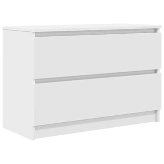 Berkfield Home TV Cabinet White 80x35x54 cm Engineered Wood | Size: 80 x 35 x 54 cm