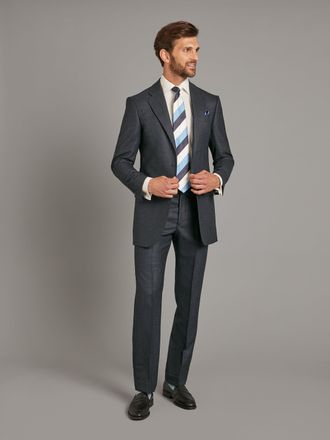 Oliver Brown Astell Suit Prince of Wales - Navy