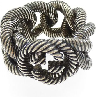 Gucci Silver 925 Band Ring (Pre-Owned)