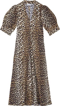 Ganni Womens Dresses Brown