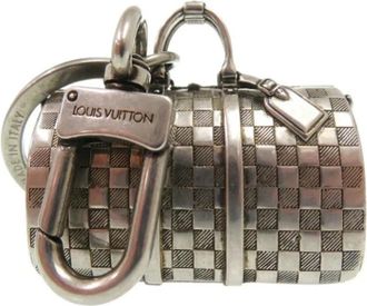 Louis Vuitton Pre-owned Silver key-holders - Dames - Vintage Handtas - Grijs - ONE Size - Vintage