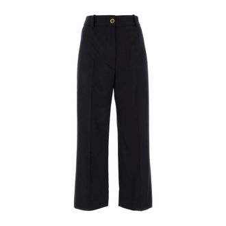 Patou Wide Trousers, female, Blue, S, Wide-leg Cropped Trousers
