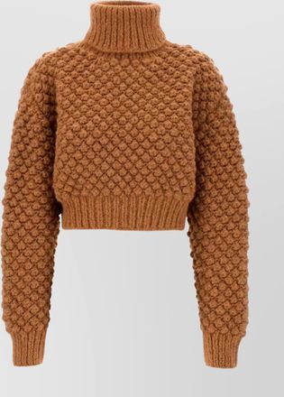 Dolce & Gabbana short-cut alpaca blend sweater