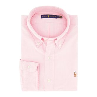 Polo Ralph Lauren Heren, Overhemden, Roze, Maat: M Katoen