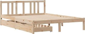vidaXL Bed Frame without Mattress 120x200 cm Solid Wood Pine Vidaxl