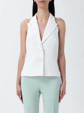 Pinko Gilet a monopetto con perline