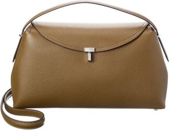 Toteme Toteme T-Lock Leather Shoulder Bag