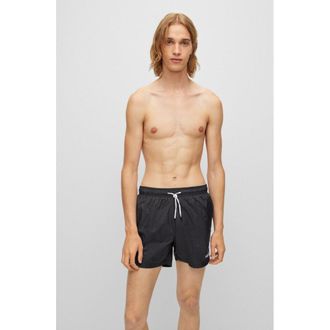 HUGO BOSS HAITI Mannelijke Sneldrogende Zwemshorts Van Gerecycled Materiaal Met Logo