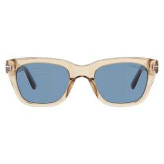 Tom Ford SNOWDON Blue Square Mens Sunglasses FT0237 45V 50