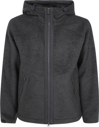 Aspesi Teddy Zip-up Hoodie - Heren - Jassen - Groen - Maat: S Zijde