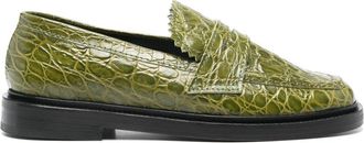 Nicole Saldanã Jay 3.0 loafers - women - Bos Taurus/Goat Skin/Leather - 40 - Green