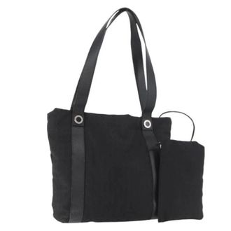 Bulgari Pre-owned Tote Bags, female, Black, Size: ONE SIZE Pre-owned Vintage Tote Bag