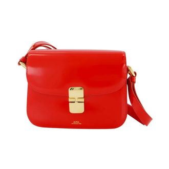 A.P.C. Grace Small Shoulder Bag - female - A.P.C. - Cross Body Bags - Red - ONE SIZE - Bags