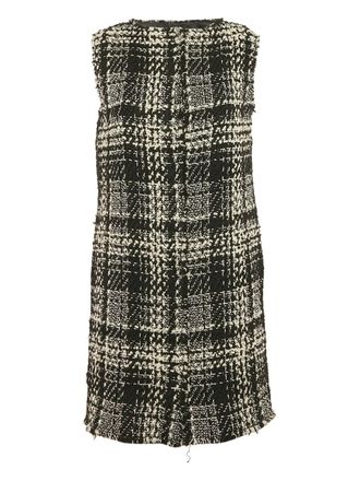 Dolce & Gabbana tweed check dress - Black