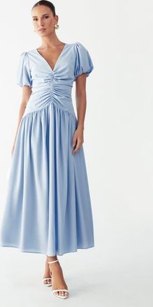 Willa Zuri Midi Dress in Sky Blue at Nordstrom, Size 6