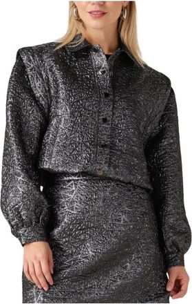 Notre-V Nv-Gratia Blouse - Dames - Blazers - Zwart - XS - Polyester - Jassen