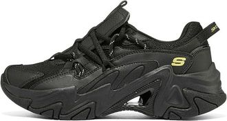 Skechers (WMNS) Skechers Dlites Stamina Black Yellow 896072-BKYL