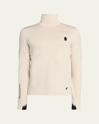 Moncler Mens Polartec Slim Fit Turtleneck Sweater