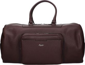 Pineider Brown Leather Luggage And Mens Travel