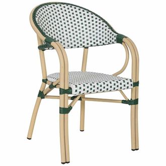Wanderlust Deco Silla De Rat&aacute;n Sint&eacute;tico Verde 56x60x85cm