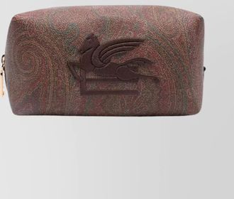 Etro graphic print cotton blend cardholder